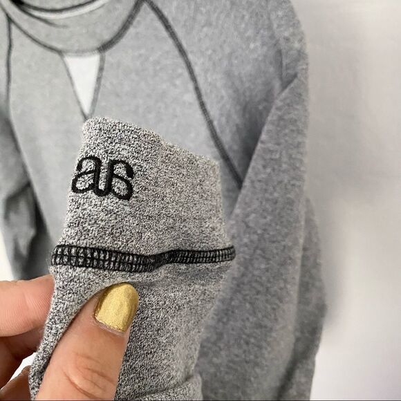 🖤Albion Fit Grey Black Pullover Sweatshirt XS - Picture 5 of 11